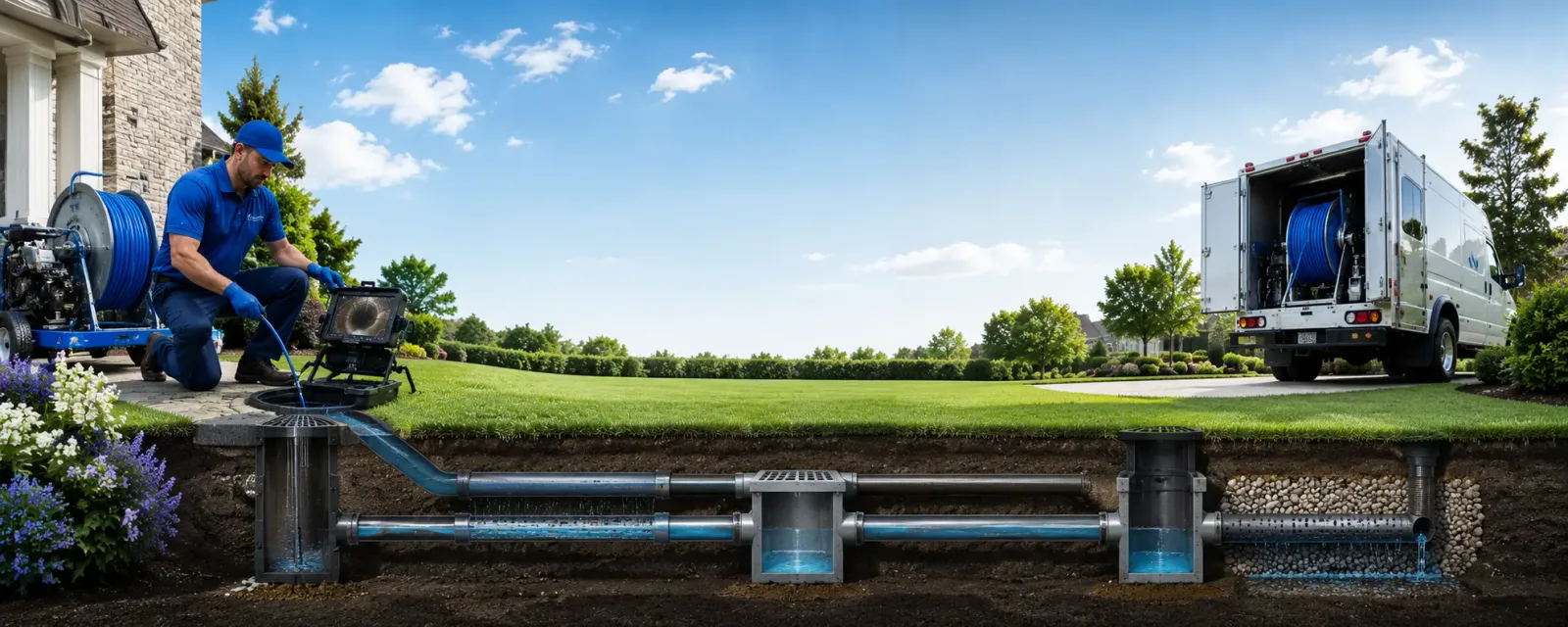 Outdoor drain cleaning information for Westbrook, TX